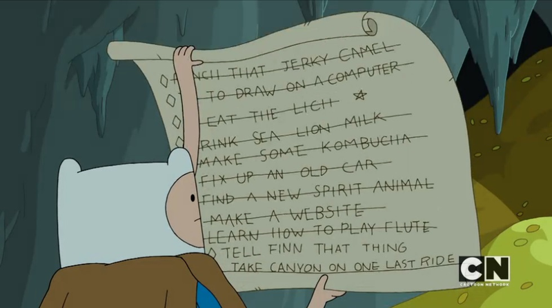 Illustration for article titled Adventure Time Recap - "Billy's Bucket List"
